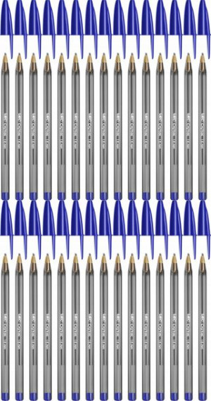 100x Długopis Bic Cristal Large 1.6mm niebieski
