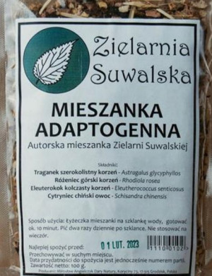 Mieszanka adaptogenna Zielarnia Suwalska 100g