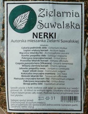 Mieszanka ziołowa na Nerki Zielarnia Suwalska 250g