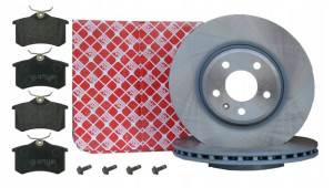 Febi Tarcze +klocki Tył Vw Passat B5 Audi A6 245mm