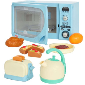 Zestaw śniadaniowy Czajnik i toster+Mikrofalówka DeLonghi dla dzieci św/dź