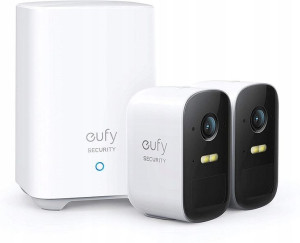 Zestaw kamer kamery eufy 2C HD IP67 Bezprz AKU NOC