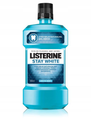 LISTERINE PŁYN DO PŁUKANIA JAMY USTNEJ stay white