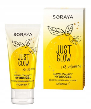 SORAYA JUST GLOW HYDROŻEL nawilżający z witaminą C
