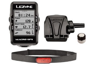 Licznik rowerowy LEZYNE Macro GPS HRSC Loaded (w zestawie opaska na serce +