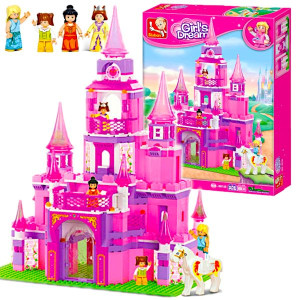 Klocki Girls Dream Różowy Pałac Księżniczki Zamek DISNEY'A