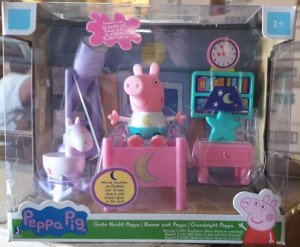 Zestaw Świnka Peppa na dobranoc sypialnia