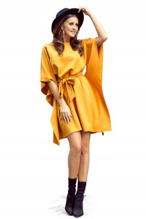Sukienka oversize z paskiem. r. 2XL/3XL