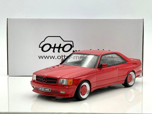 Mercedes-Benz  W126 560 SEC Wide Body Red 1986 Otto mobile 1:18