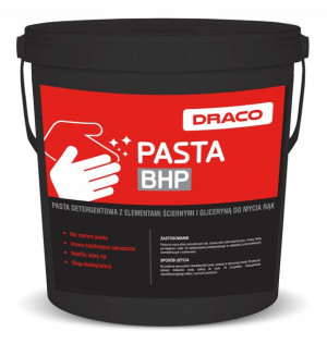 Pasta DO MYCIA RĄK BHP Z ELEMENTAMI ŚCIERNYMI 5L Wydajna Draco