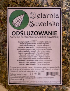 Mieszanka Zielarnia Suwalska Odśluzowanie 250g