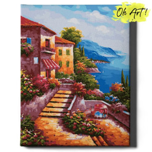 Obraz Malowanie po numerach 40x50 Cm / Uliczki Włoch / Oh Art