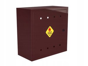 Skrzynka Gazowa Szafka 50x50x25 Gaz Brązowa