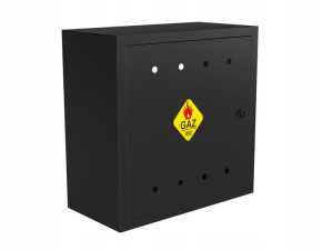 Skrzynka Gazowa Szafka 50x50x25 Gaz Czarna