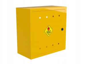 Skrzynka Gazowa Szafka 50x50x25 Gaz Żółta