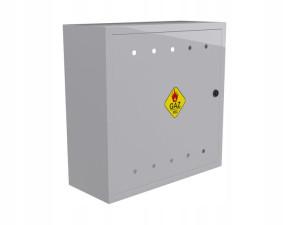 Skrzynka Gazowa Szafka 60x60x25 Gaz Szara