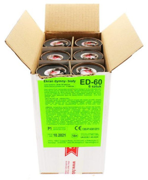 Zestaw 6 X Ekran Dymny - Biały - Zawleczka - Ed-60 - B&G