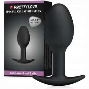 Sex Korek Analny Z Wibrującą Kulką Anal Plug
