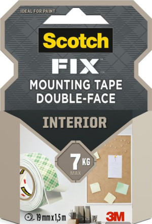 Dwustronna taśma montażowa do wnętrz Scotch-Fix™ 19 mm x 1,5 m