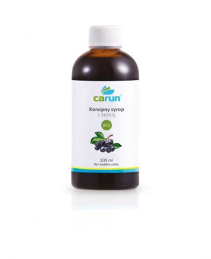 Konopny BIO syrop z aronią 300 ml