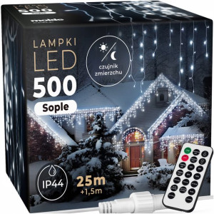 Sople 500 Led Zewnętrzne Czujnik Zmierzchu Pilot