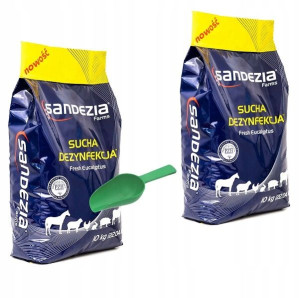 Sandezia sucha dezynfekcja 20kg na wirusy, bakterie, grzyby