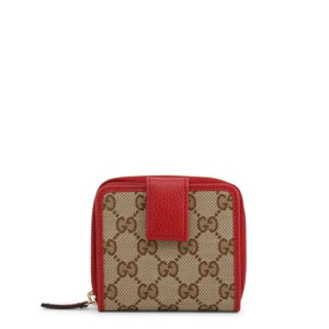 Portfel marki Gucci model 346056_KY9LG kolor Brązowy. Akcesoria Damskie. Se