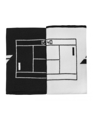 Frotka Babolat Reversible Jumbo Wirstband white/black