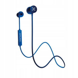 Słuchawki Bluetooth Xmusic Bte601b + Etui Niebieskie