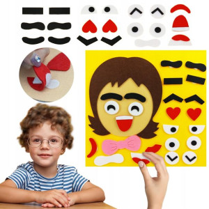 Tablica Edukacyjna Emocje Montessori Układanie