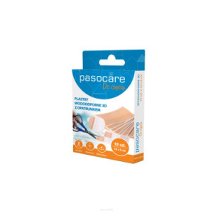 Pasocare Plaster do cięcia wodoodporny z opatrunkiem Plus 10cm x 6cm 10szt