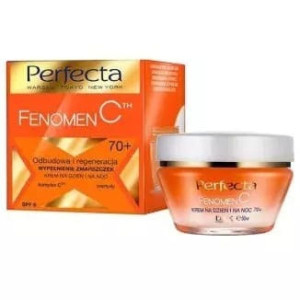 Perfecta Fenomen C, krem na dzień i na noc 70+, odbudowa i regeneracja 50ml