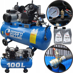 Kompresor Olejowy Sprężarka 100l 2tłoki 230v +olej