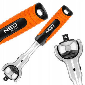 Neo Tools Grzechotka 1/4 360° 72t Crv 250mm 08-540