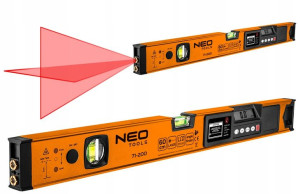Neo Poziomnica Elektroniczna Lcd Laserowa Alu 60cm