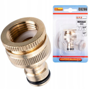 Przyłącze Do Kranu 1/2'' - 3/4'' Mosiądz Richmann