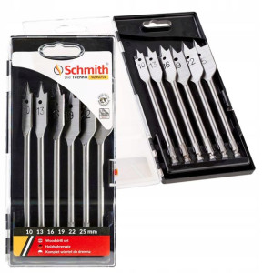 Schmith Komplet Wierteł Do Drewna10-13-16-19-22-25