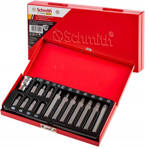 Schmith Zestaw Bitów Bity Torx Długie Krótkie 15cz