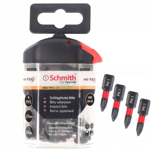 Bity Udarowe Ph2 25mm 20szt. -linia Hi-tek Schmith
