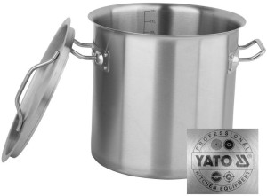 Garnek 12l Indukcja Z Pokrywką 25x25cm Wysoki Yato