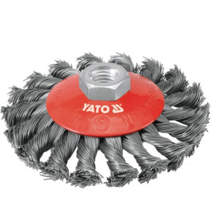 Yato Szczotka Tarczowa Fi 100mm M14 Drut Splatany