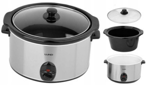 Wolnowar Garnek Ceramiczny Duży 5,6l 320w 3 Tryby