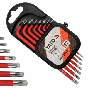 Yato Klucze Imbusowe Imbusy Torx 7 Szt. Yt-0562