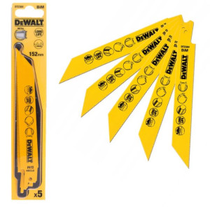 DeWalt DT2384 Brzeszczoty piły szablastej 152 5szM