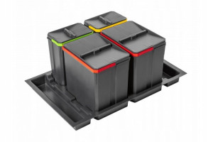 Kosz Na Śmieci Do 80 800 2x7l 2x15l Gtv Axispace Pb-as-800-2x15l-2x7l