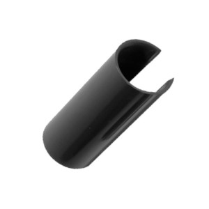 Nasadka PCV na zawiasy N20CZ 20 mm Alubrass Czarny Mat