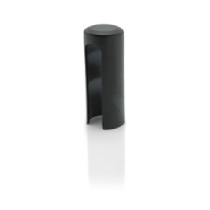 Nasadka aluminiowa na zawiasy NAL16CZ 16 mm Alubrass Czarny