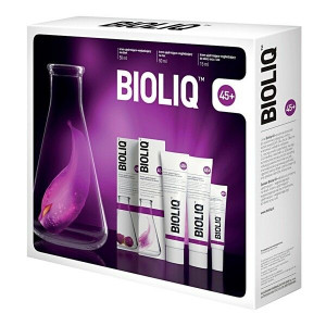 Zestaw Promocyjny Bioliq 45+, krem n/d 50ml+krem n/n 50ml+krem ok/oczu 15ml