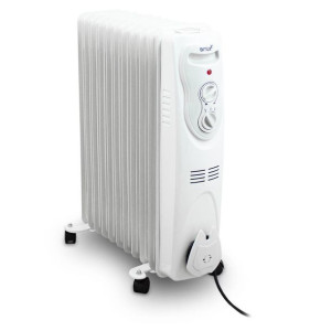 Olejowy Grzejnik Elektryczny Bituxx 2500w 11 Żeberkowy Biały