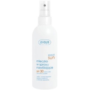 Ziaja Sopot Sun, mleczko nawilżające, SPF 30, spray, 170 ml
